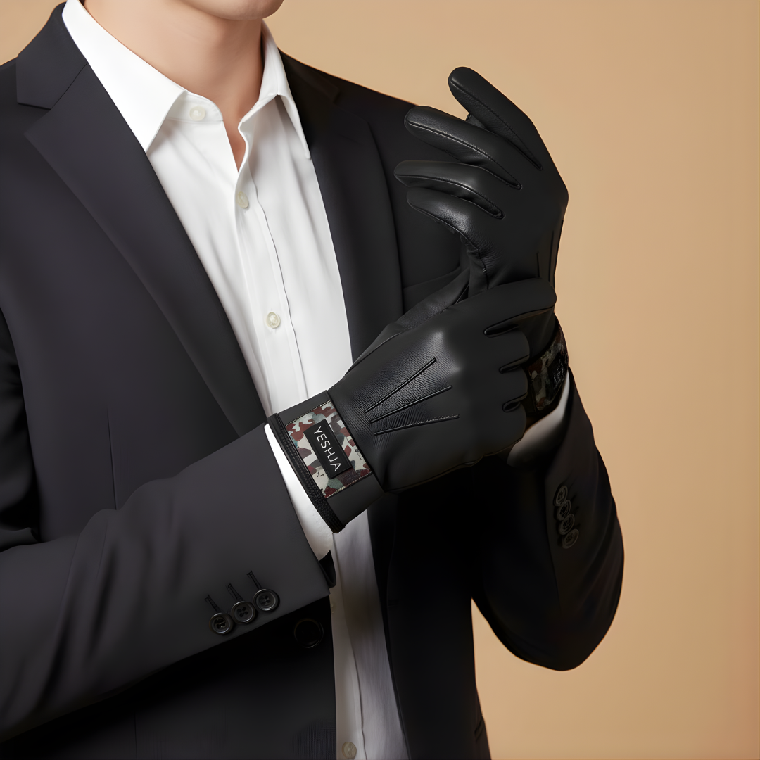 YESHUA Designer Luxe Leather Gloves