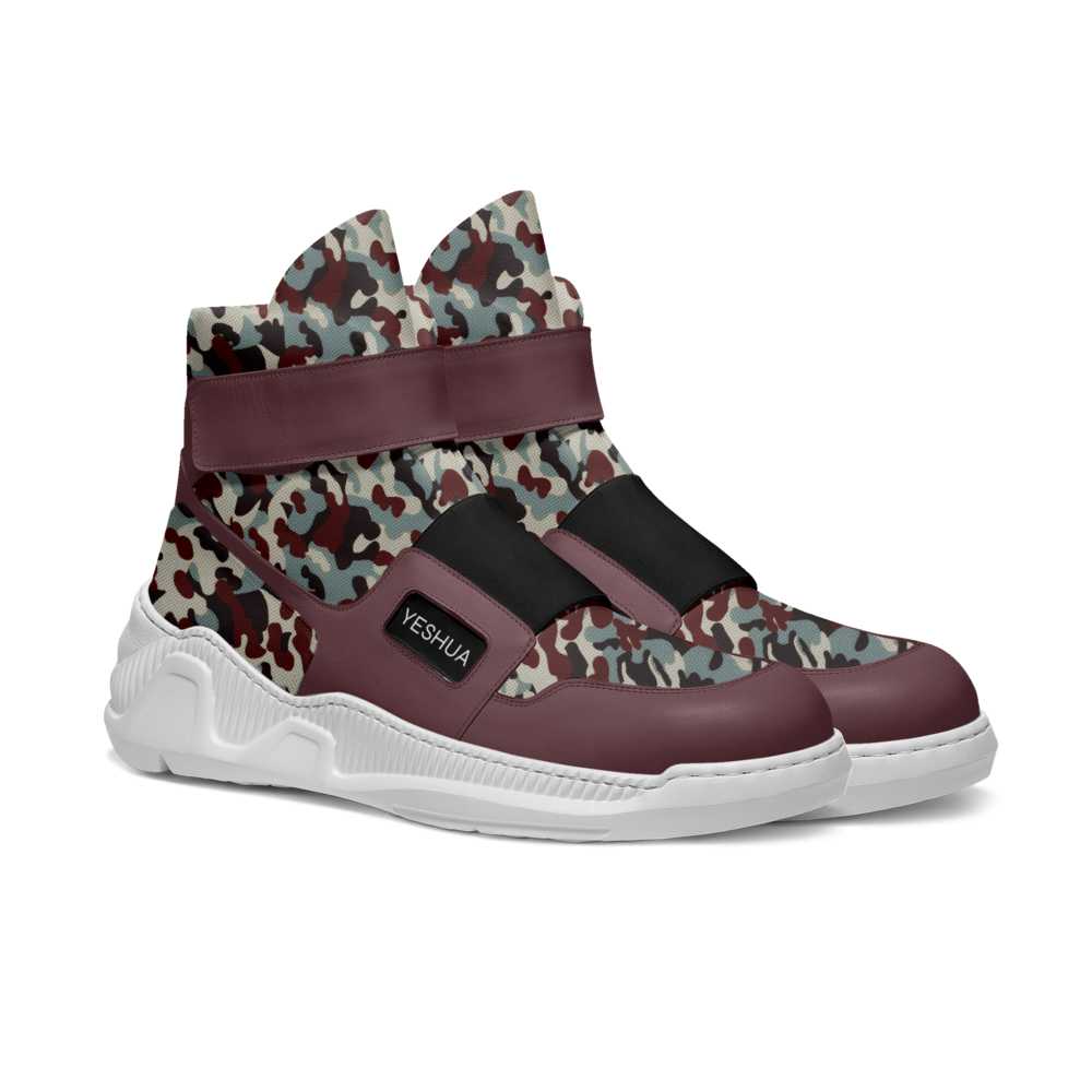 YESHUA Camouflage High-Top Sneaker