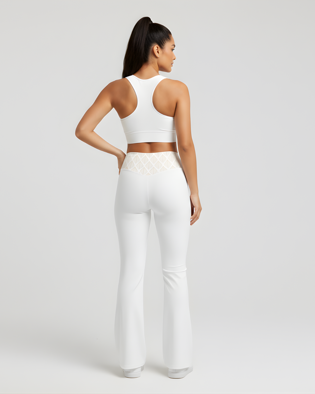 Paper Leaf Flare leggings