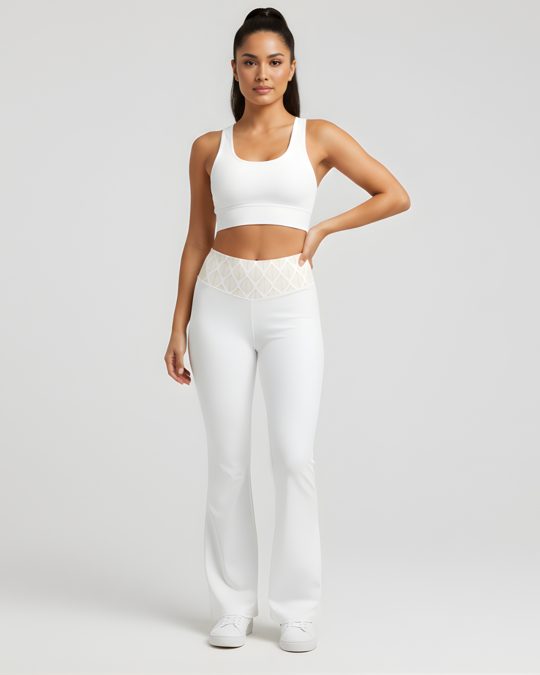 Paper Leaf Flare leggings