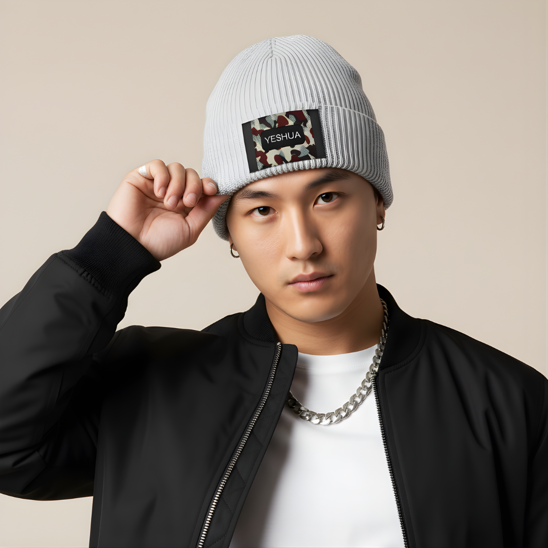 Gray Knit Beanie