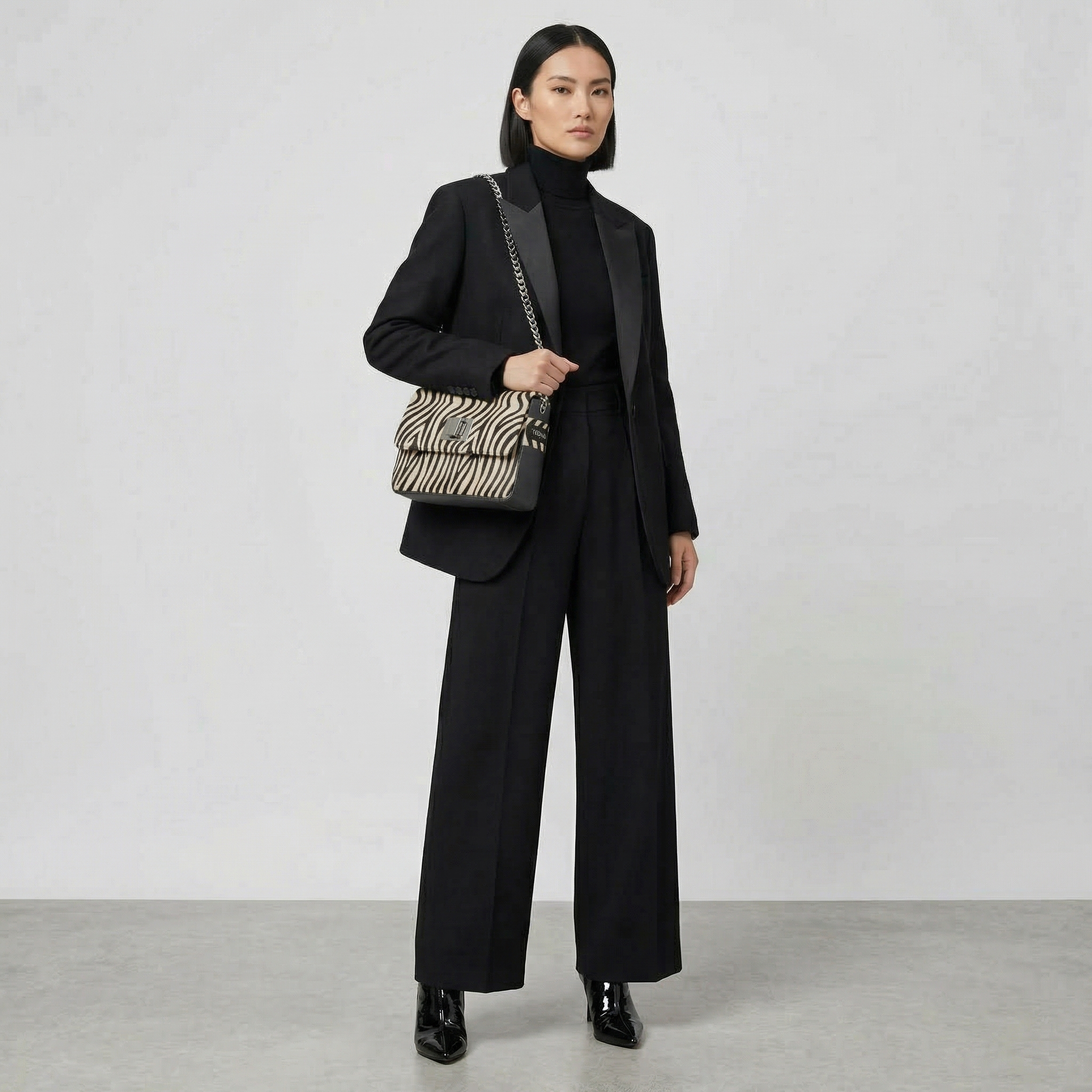 YESHUA Zebra Luxe Elegant Dress Bag