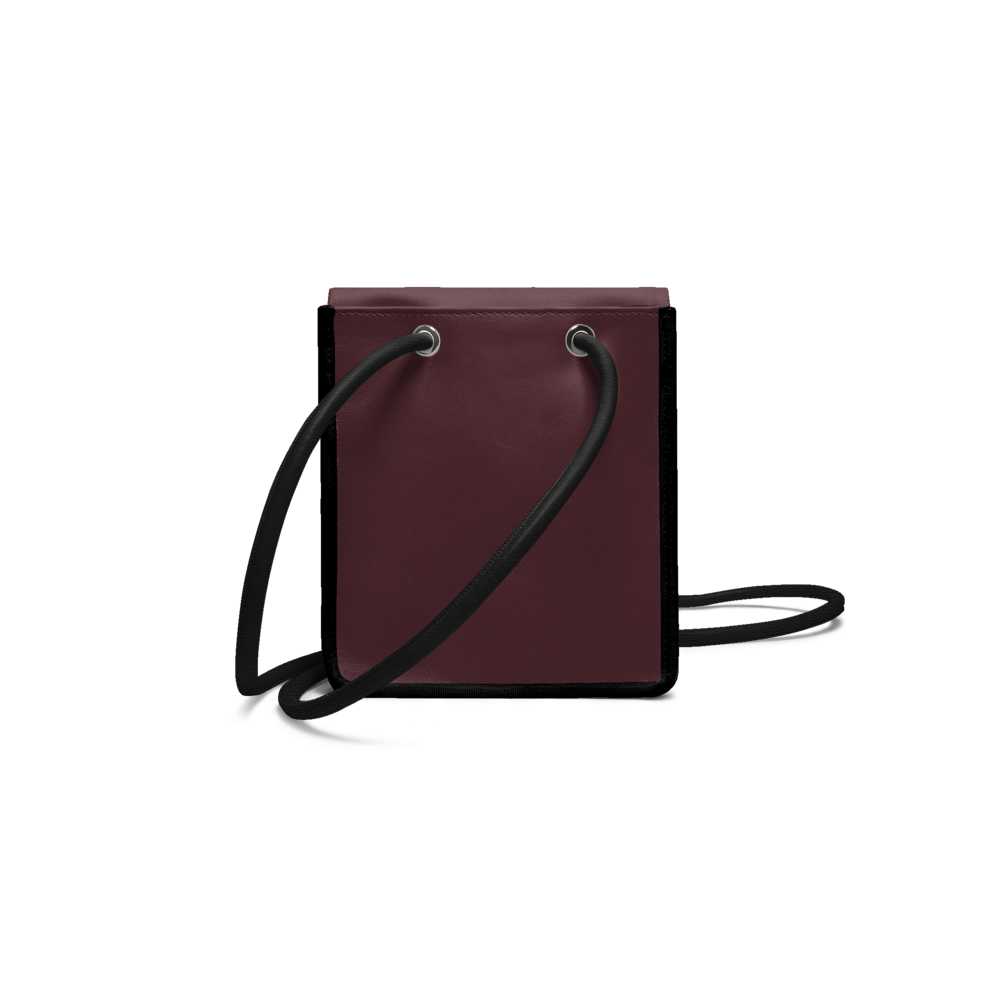 Burgundy Leather Shoulder Bag