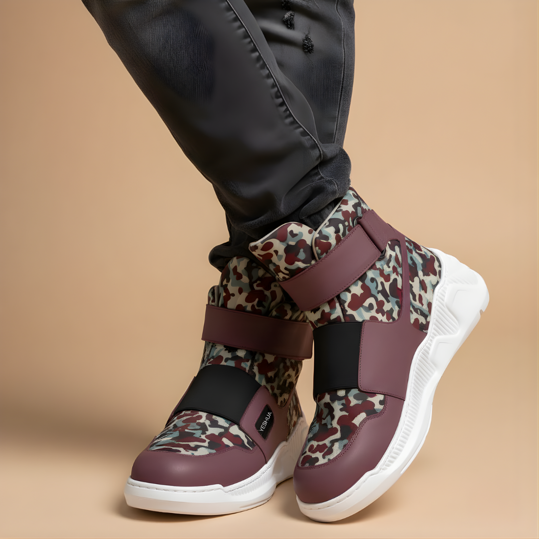 YESHUA Camouflage High-Top Sneaker