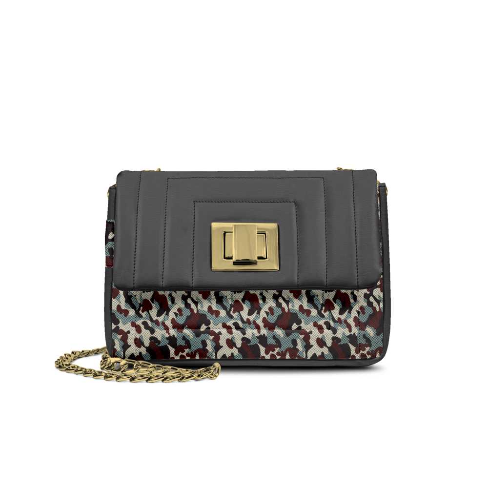 Black Leather Shoulder Bag