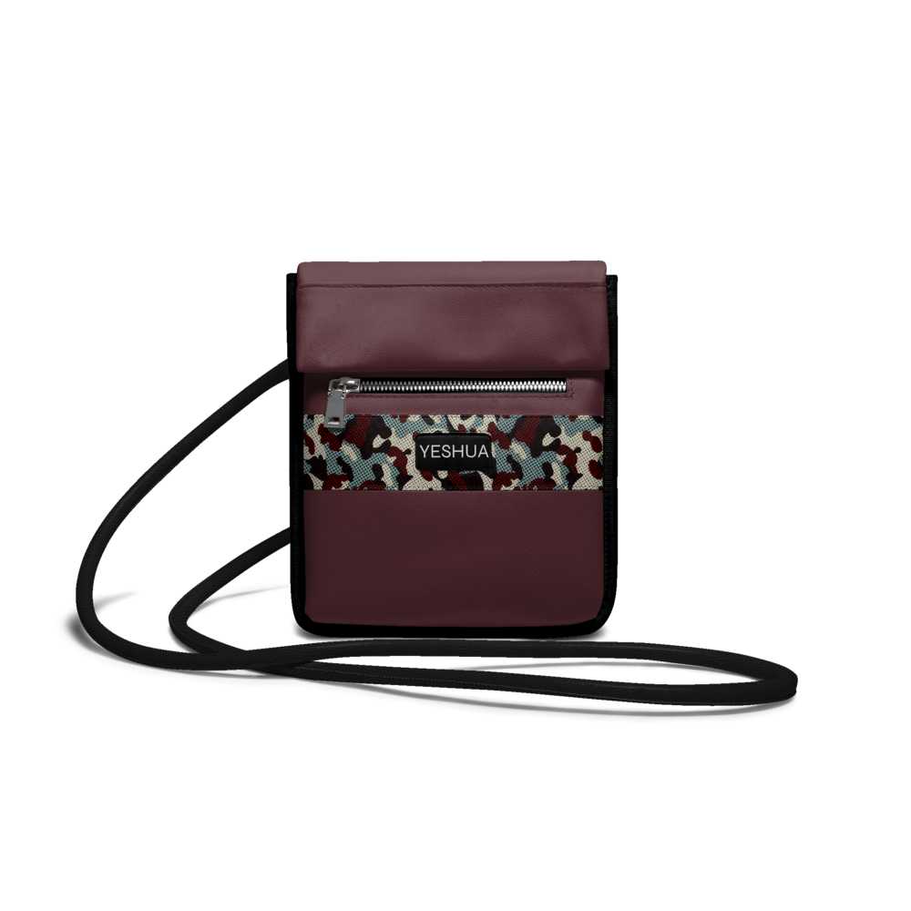 Burgundy Leather Shoulder Bag