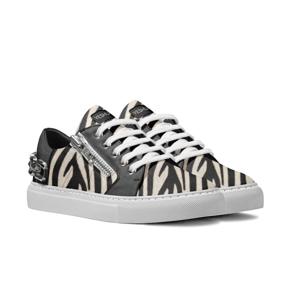 The YESHUA Metal Zebra Low Top