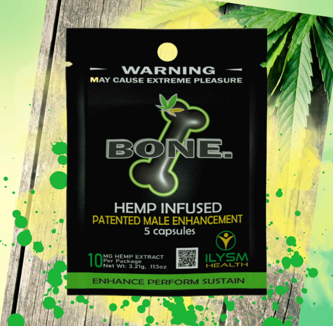 Bone Hemp Infused Male Enhancement Capsules