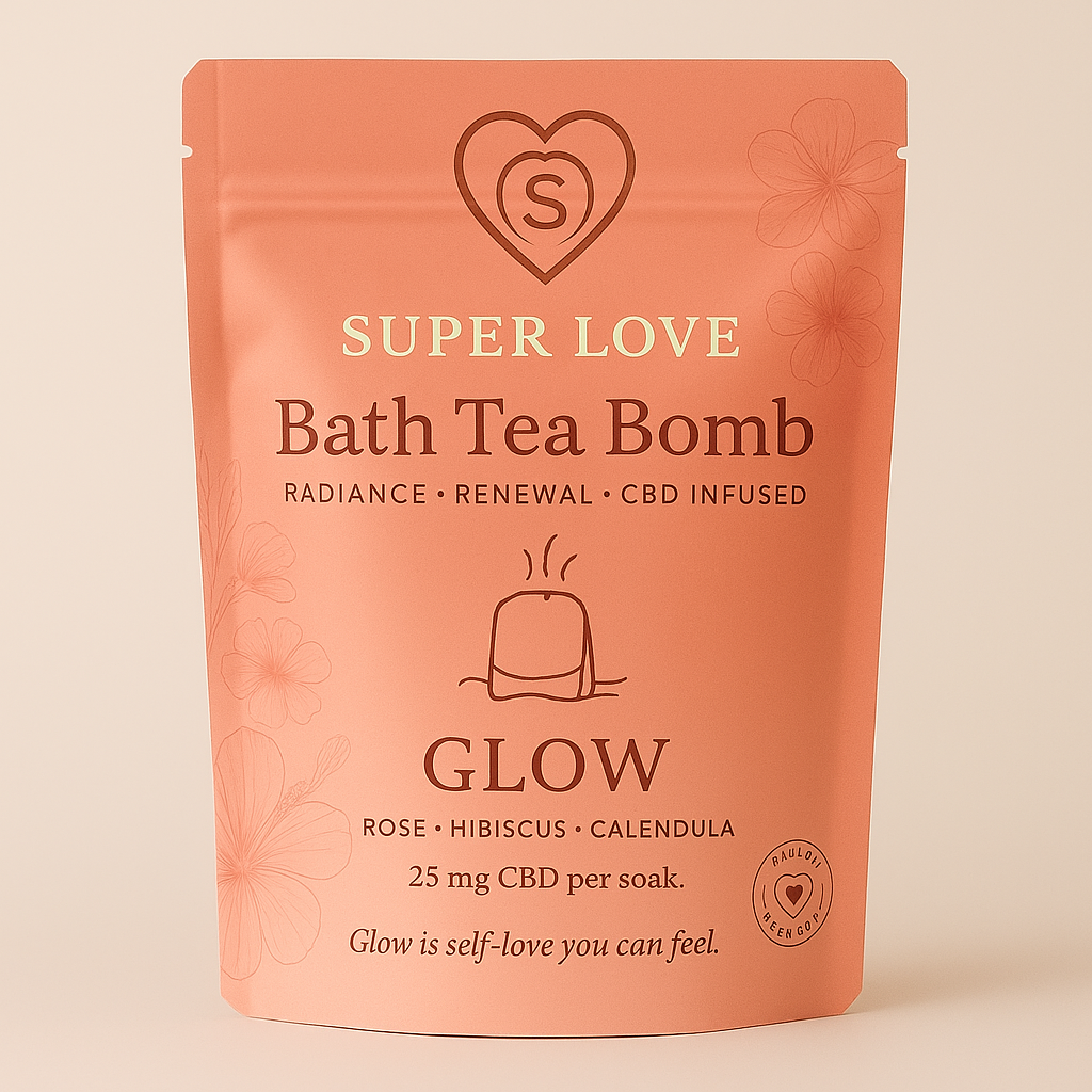 Super Love Bath Tea Bomb - Glow