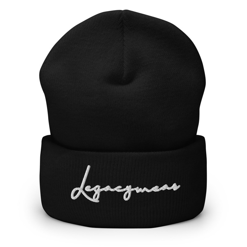 Leacywear Cuffed Beanie (white)