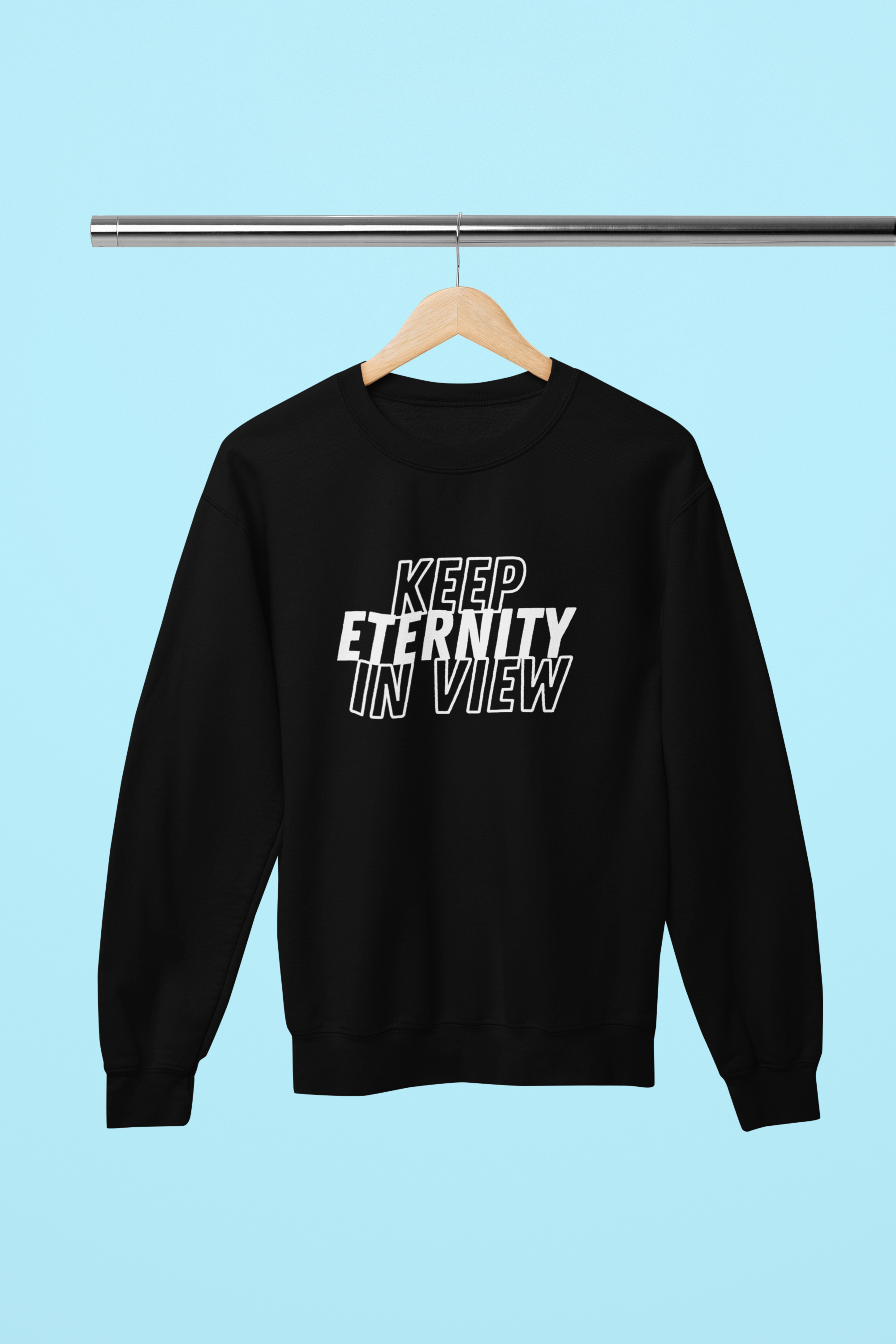 Keep Eternity In View Sweatshirt - Unisex heavy blend fleece crew