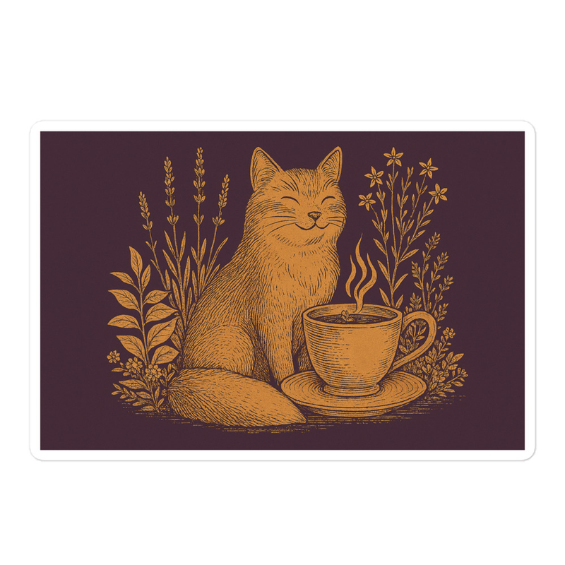 Gus & Tea Sticker
