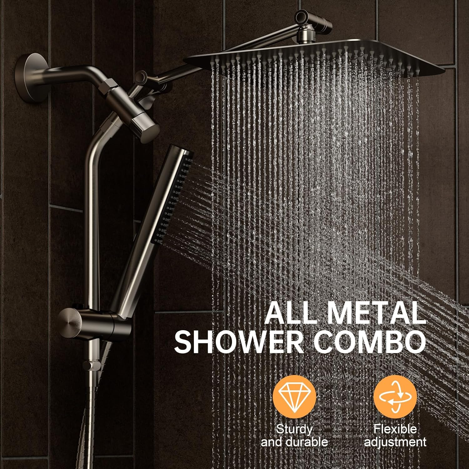 Square Rainfall Shower System