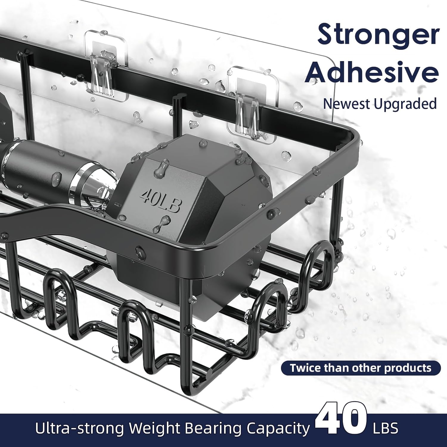 Wall Mounted Bathroom Organizer Shelf