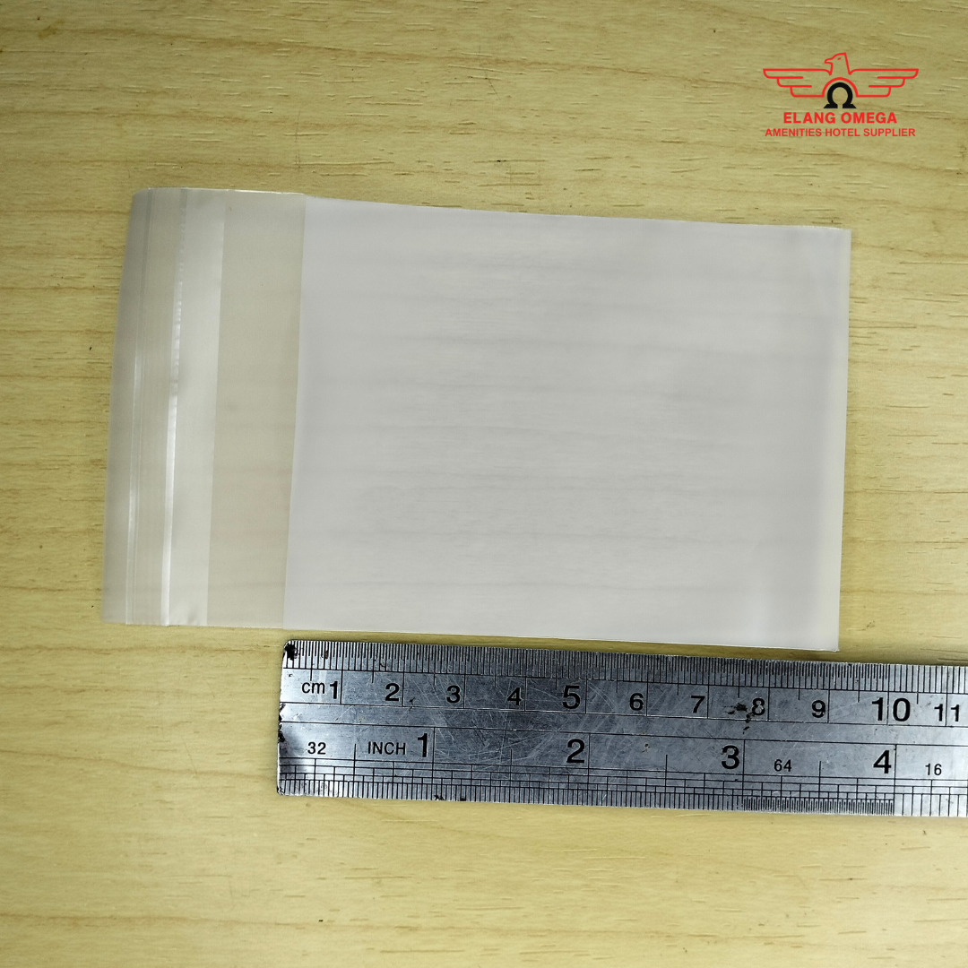 [200 pcs] Plastik Buram Sanitary, shower cap 7 x 9 /80mic Soft