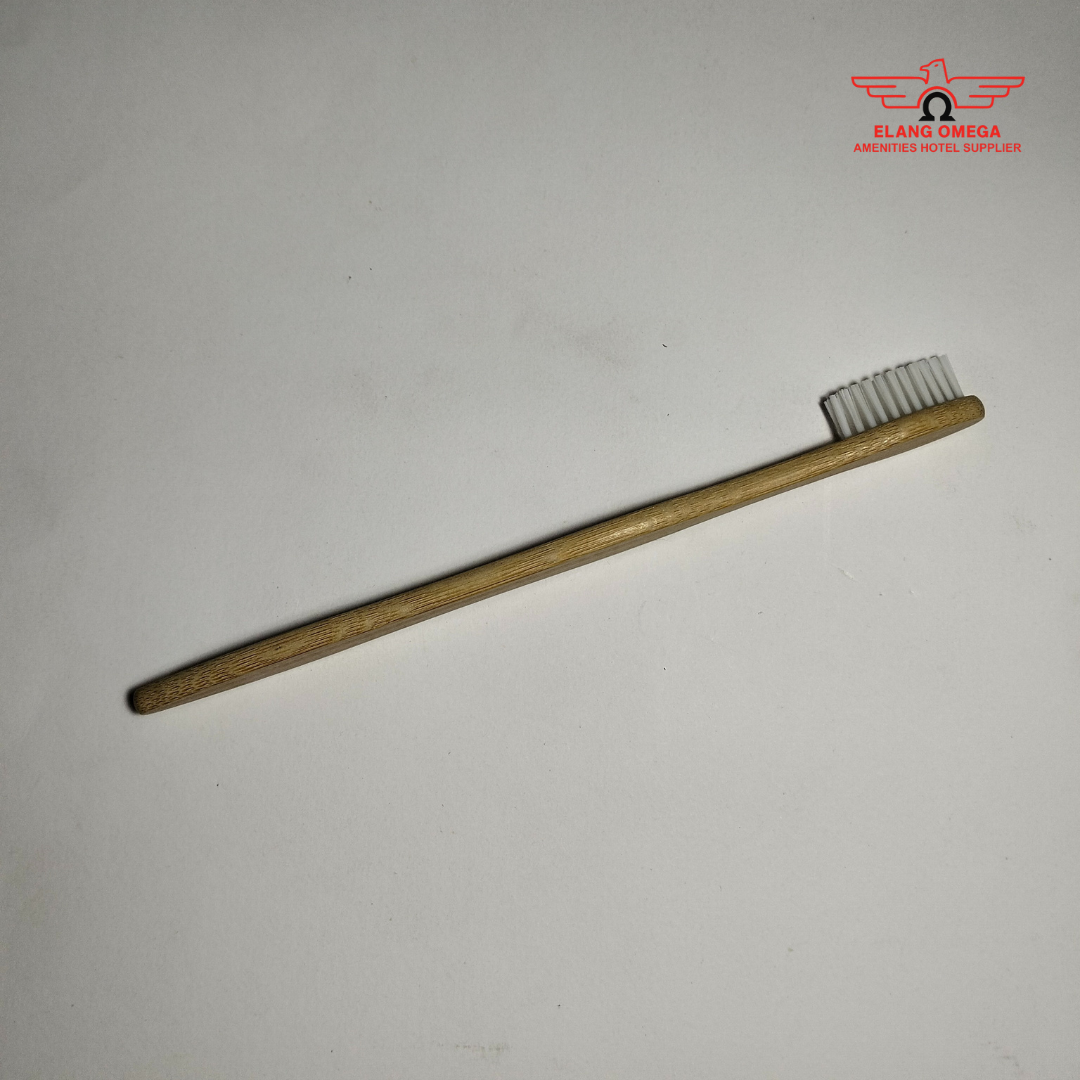 [100 pcs] Sikatnya saja Bambu 19cm / Bamboo toothbrush