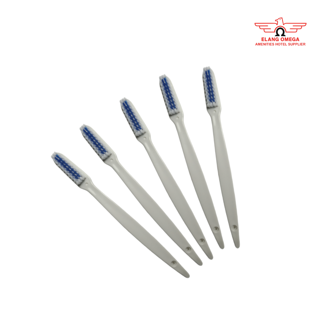 [1000 pcs] Sikatnya saja Sikat Gigi Putih Biru 16cm 