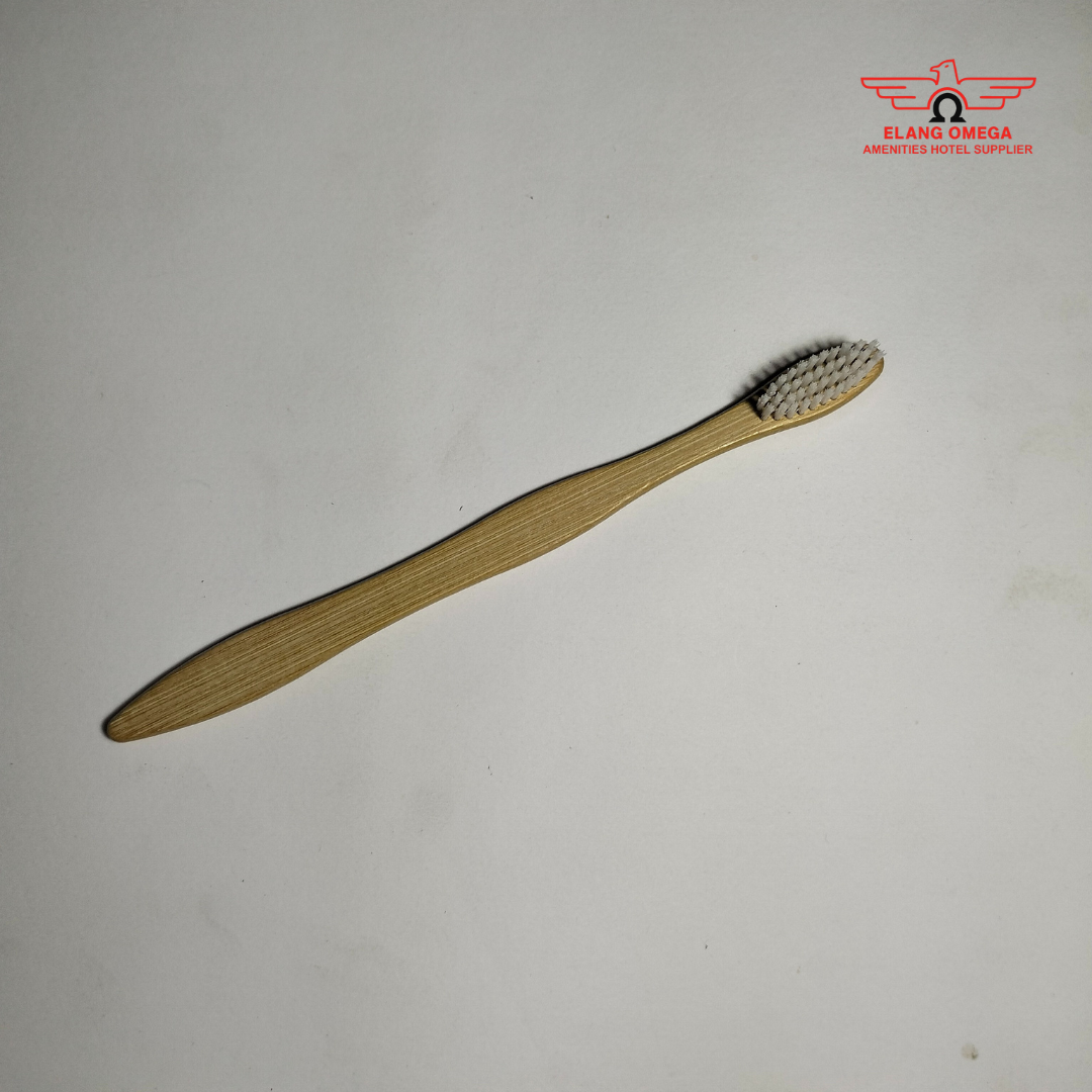 [100 pcs] Sikatnya saja Bambu 19cm / Bamboo toothbrush