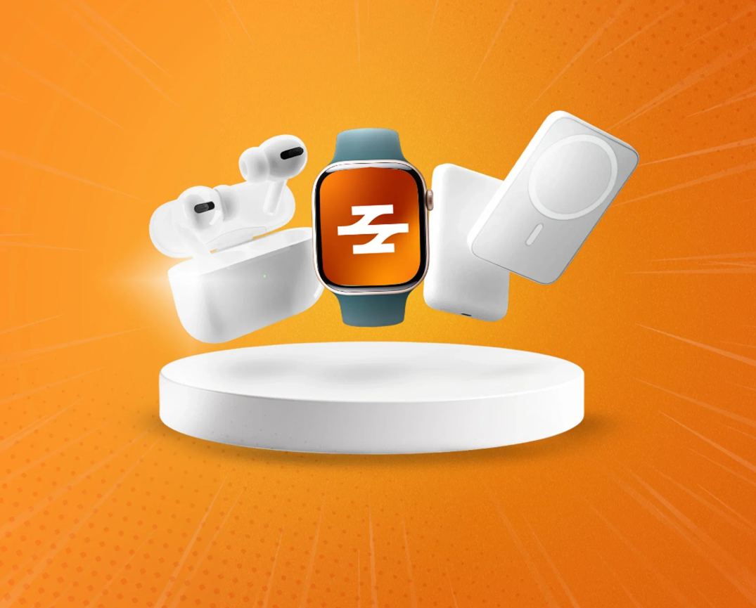 BudgetPack Combo – Smartwatch, AirPods Pro 2nd generation ANC & MagSafe Powerbank