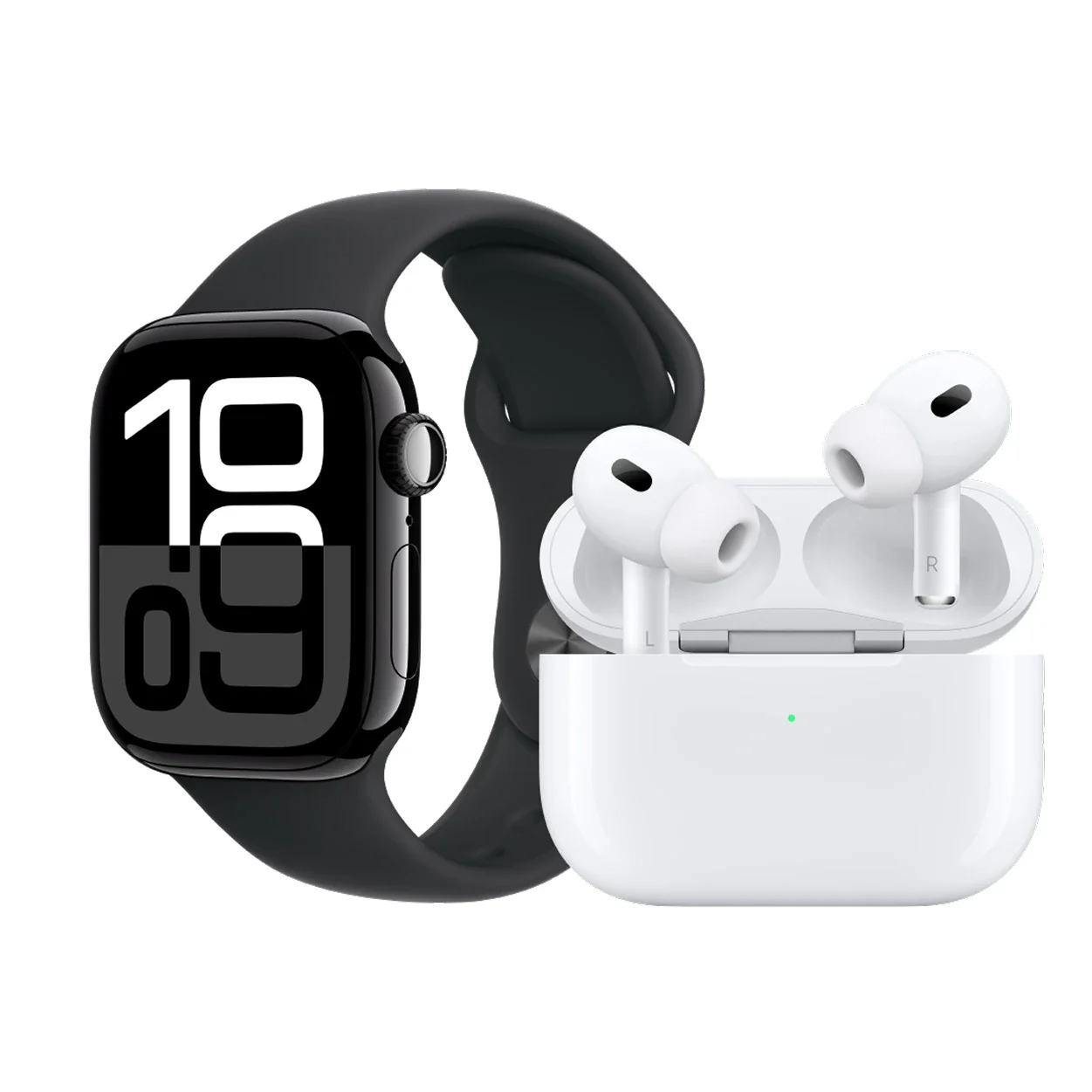 BudgetPack Combo – Smartwatch, AirPods Pro 2nd generation ANC & MagSafe Powerbank