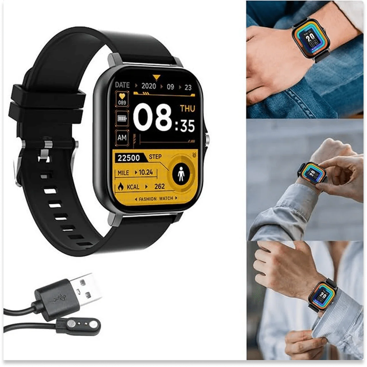 BudgetPack Combo – Smartwatch, AirPods Pro 2nd generation ANC & MagSafe Powerbank