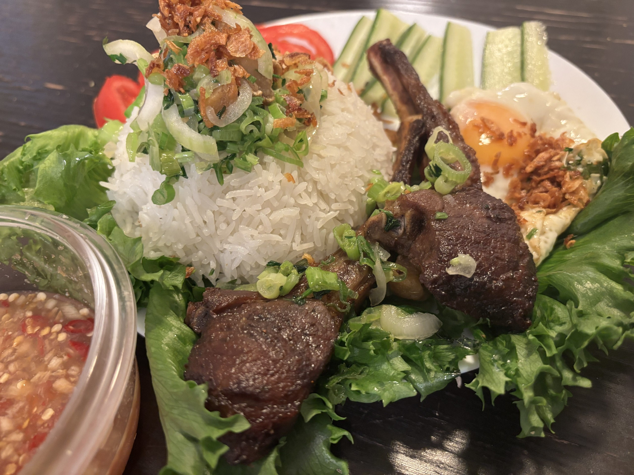 Vietnamese Grilled Lamb Rice (Pick up)