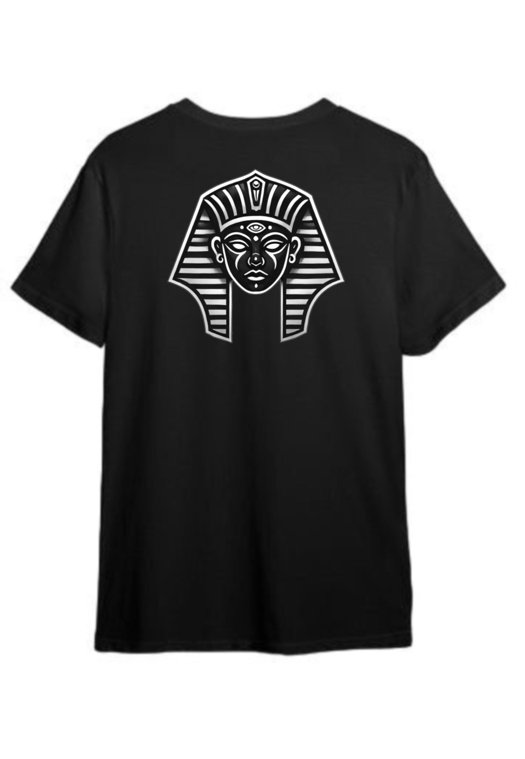 🖤 T-shirt « PHARAON NOIR – CLASSIC LOGO » (Broderie Édition)