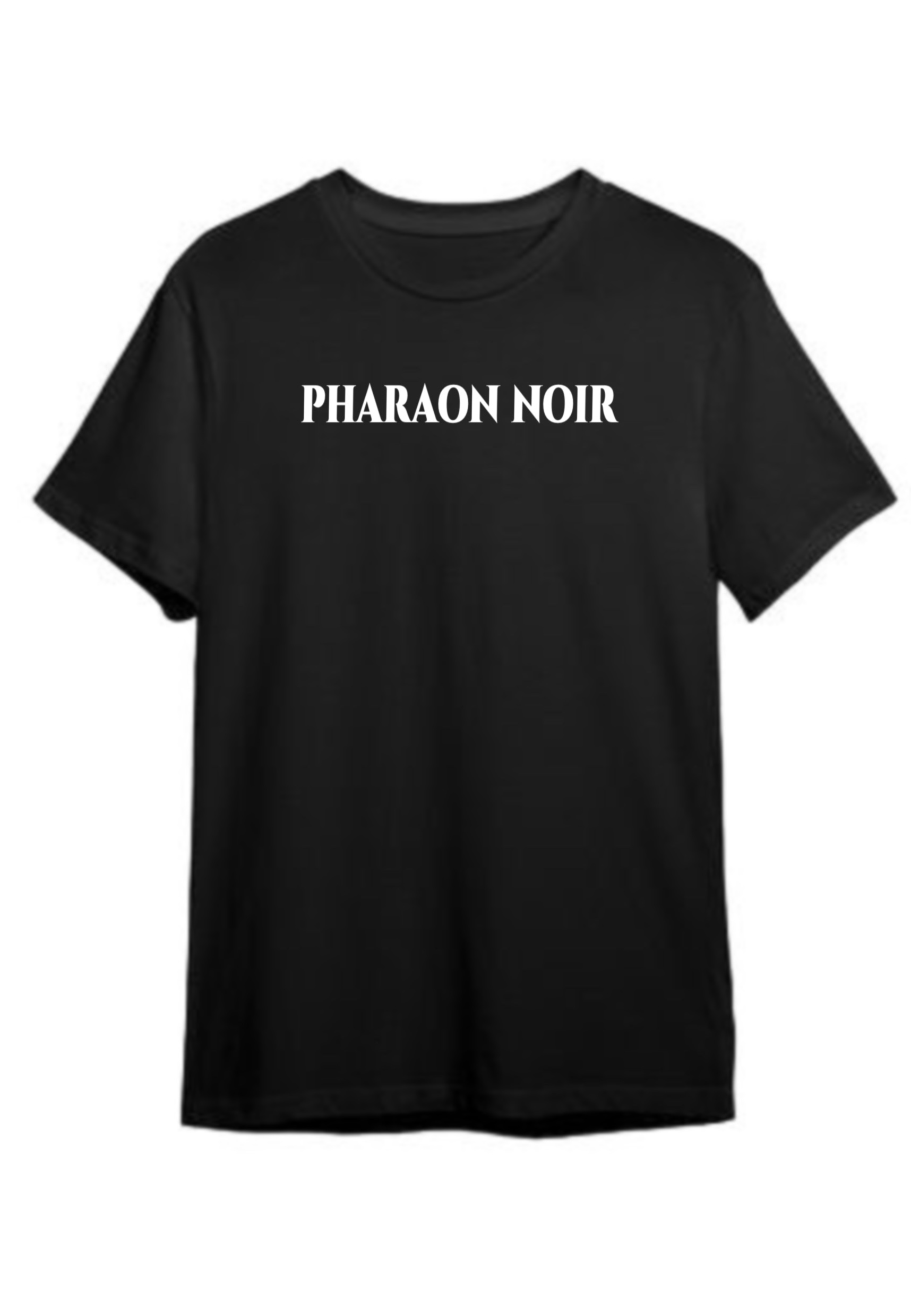 🖤 T-shirt « PHARAON NOIR – CLASSIC LOGO » (Broderie Édition)