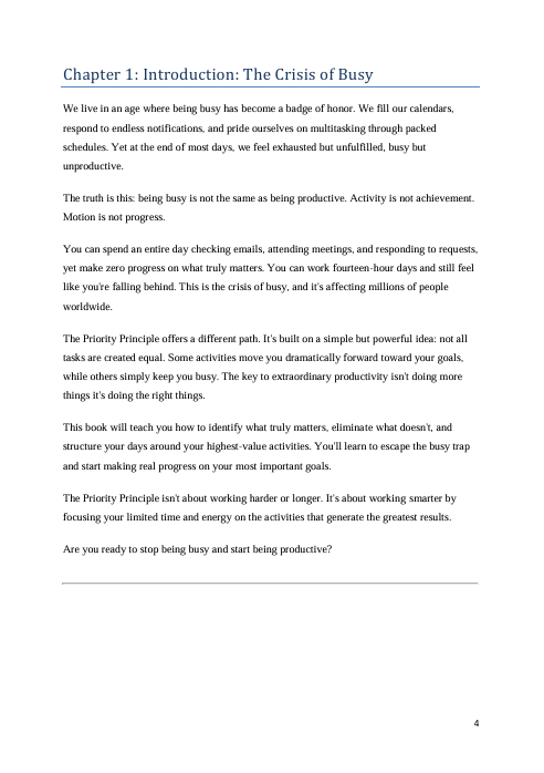 The Priority Principle