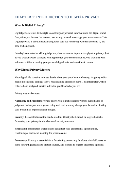 Digital Privacy Today