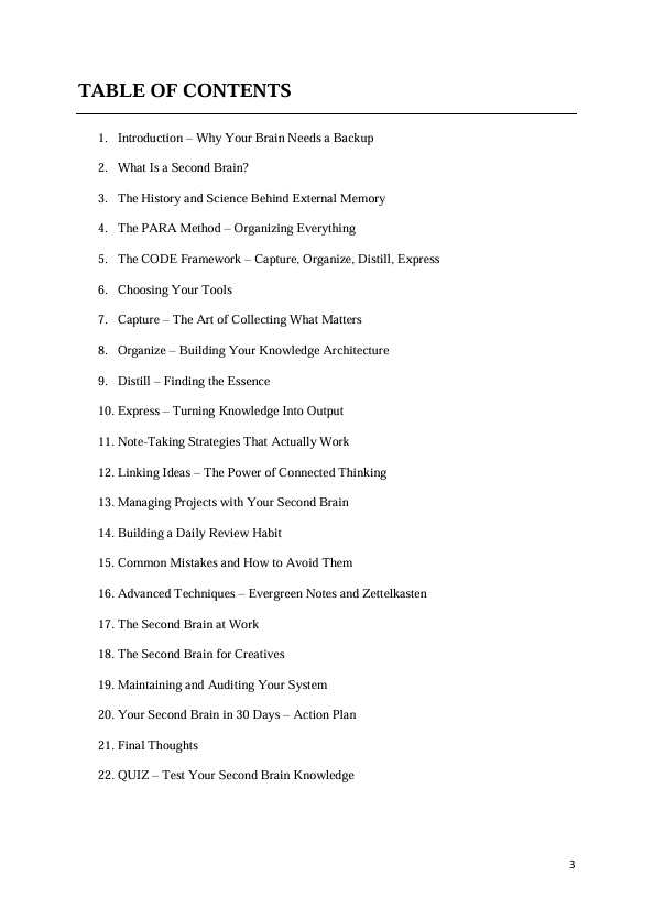 Second Brain Systems