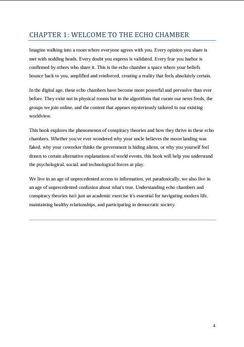 Inside the Echo Chamber