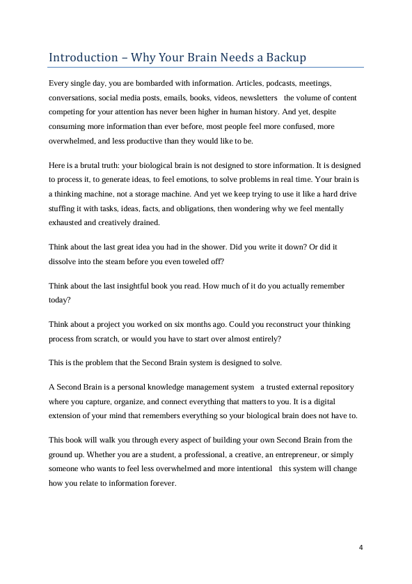 Second Brain Systems