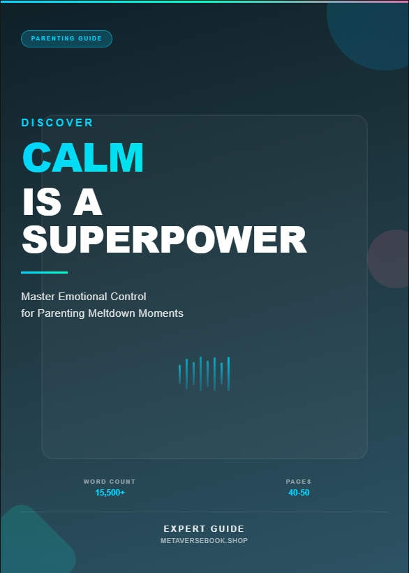 Calm is a Superpower Emotional Control for Parents in Meltdown Moments