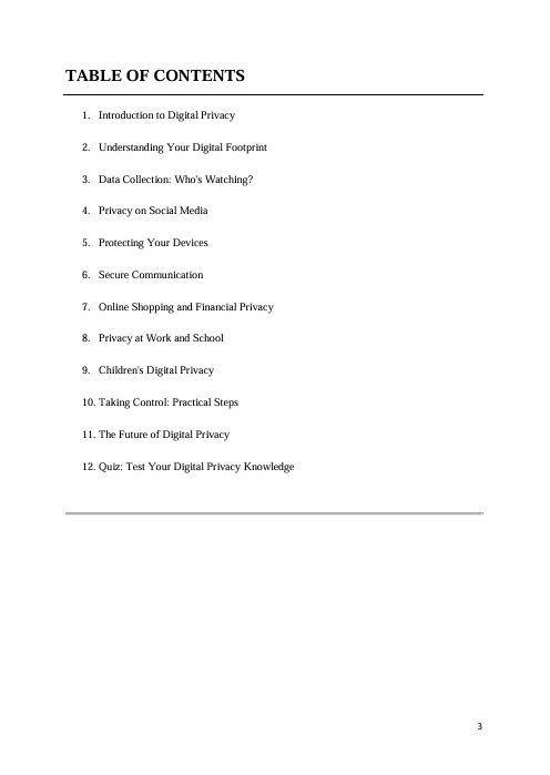 Digital Privacy Today