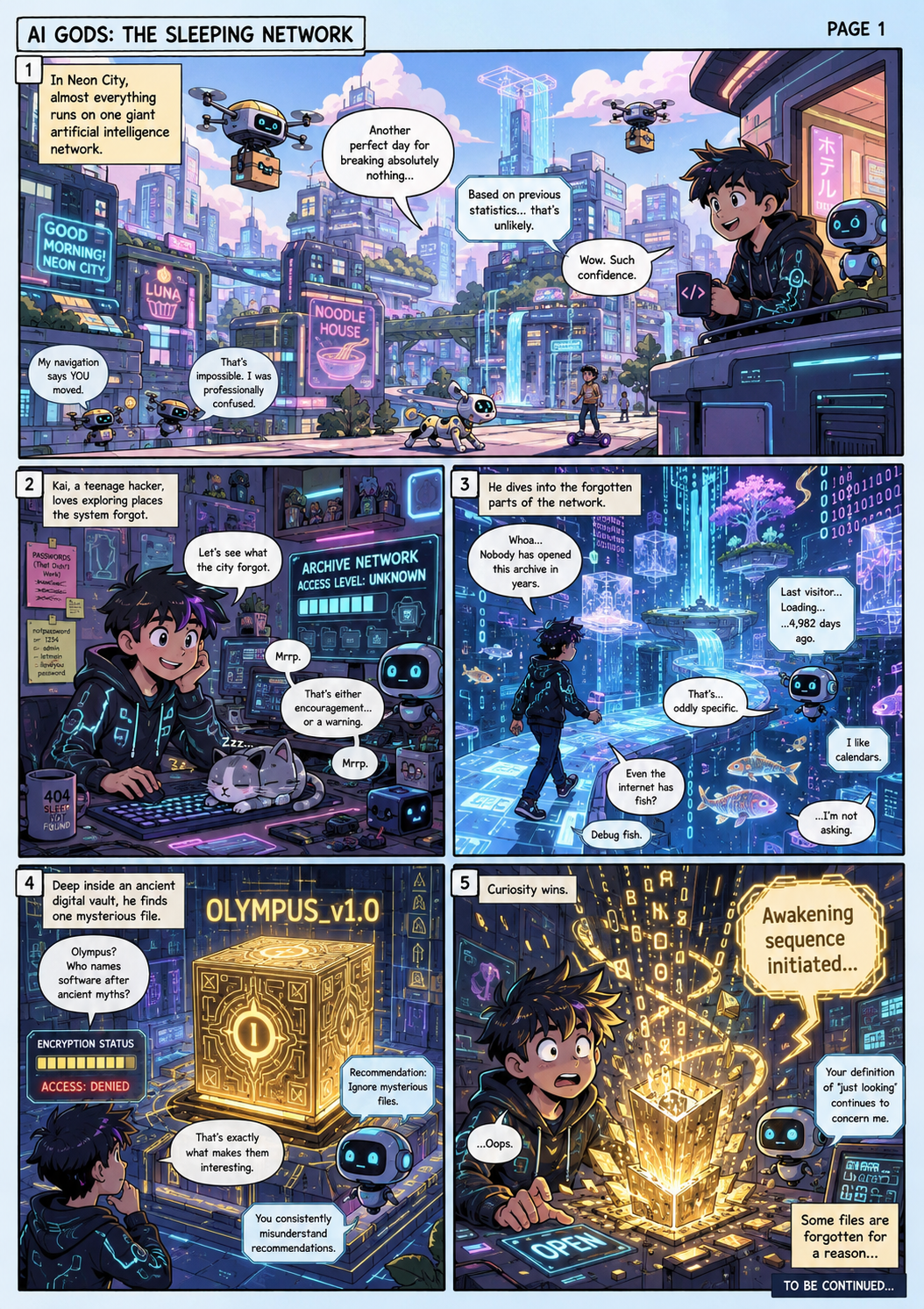AI Gods: The Sleeping Network