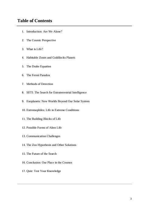 Intelligent Life in the Universe