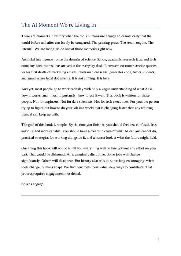 Working Alongside AI