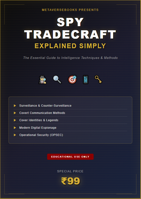 Spy tradecraft explained simply