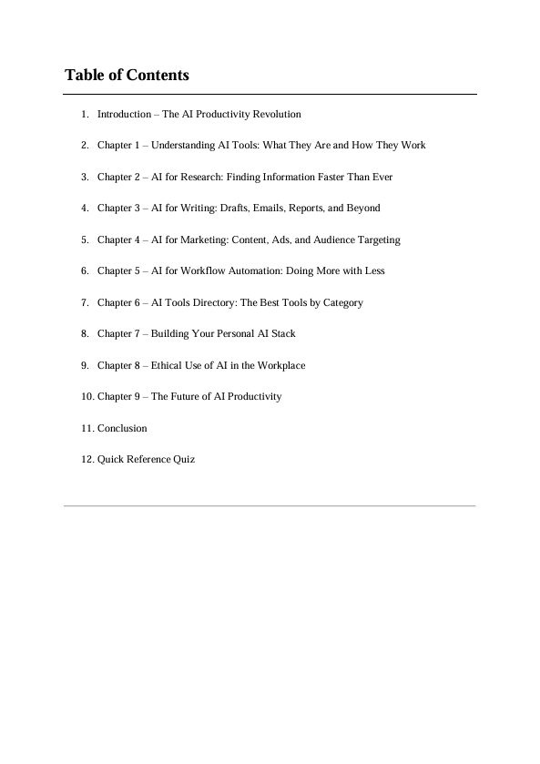 AI Tools for Everyday Productivity