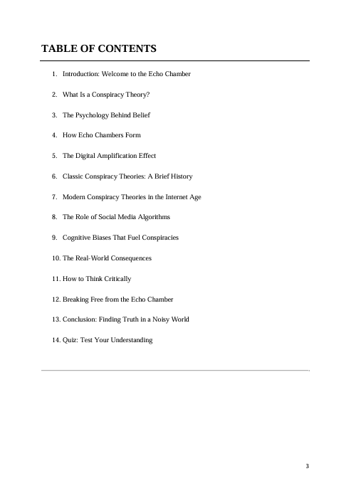 Inside the Echo Chamber