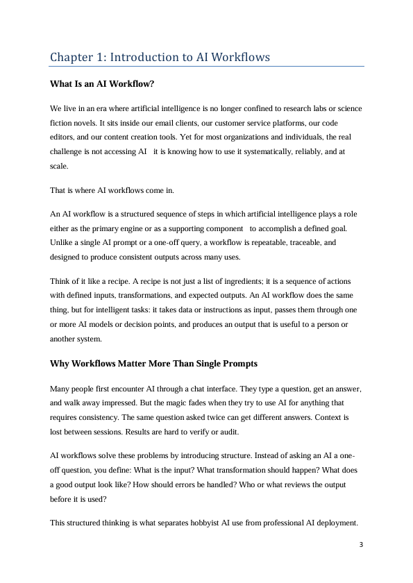 Designing AI Workflows