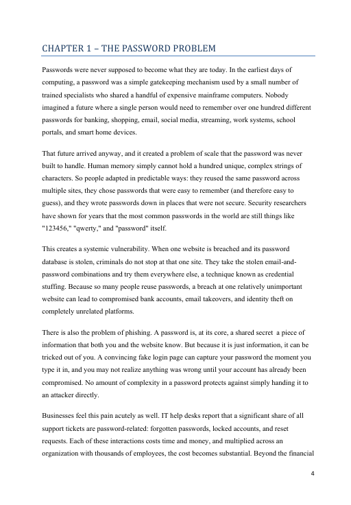 Life Without Passwords