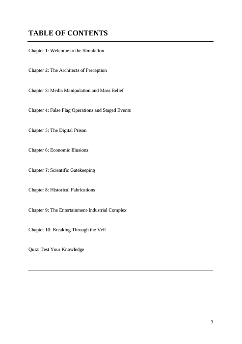 Manufactured Reality