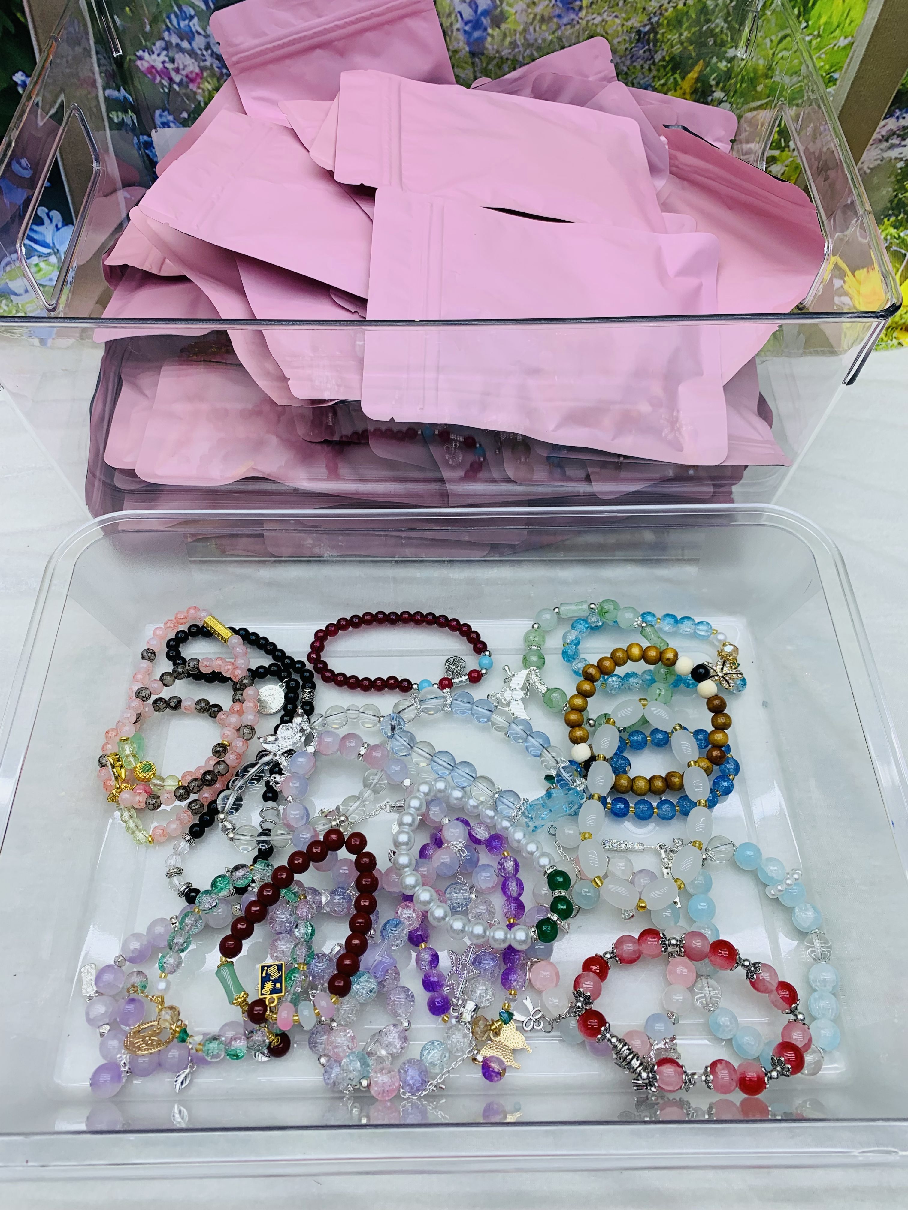 lucky scoop of bracelets,one scoop at least 12bags