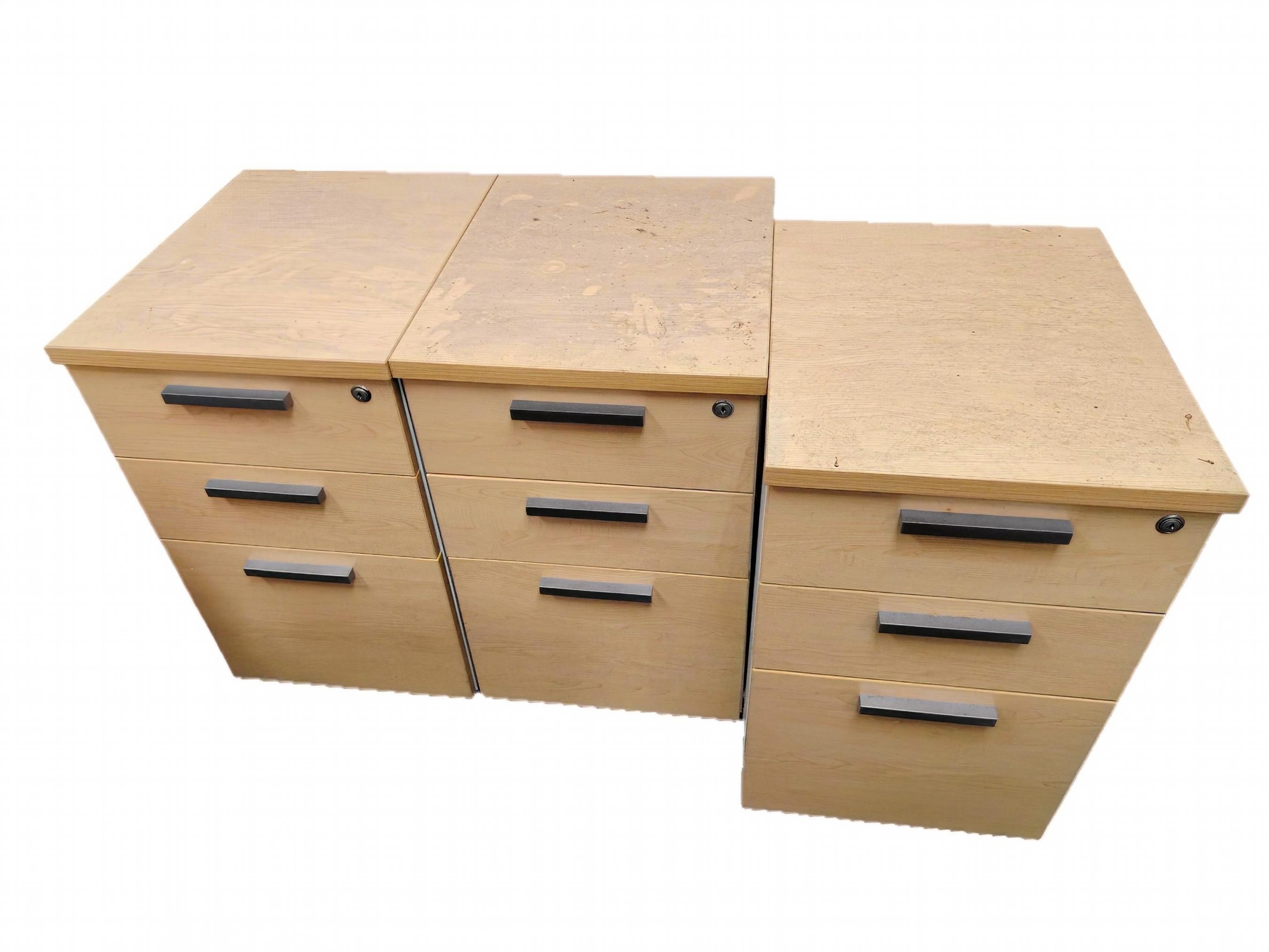 Birch Wooden Office Pedestal