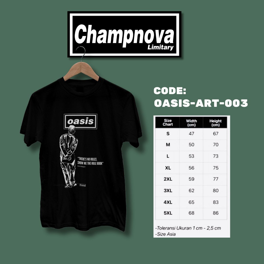 Oasis Liam T-shirt by Champnova Limitary