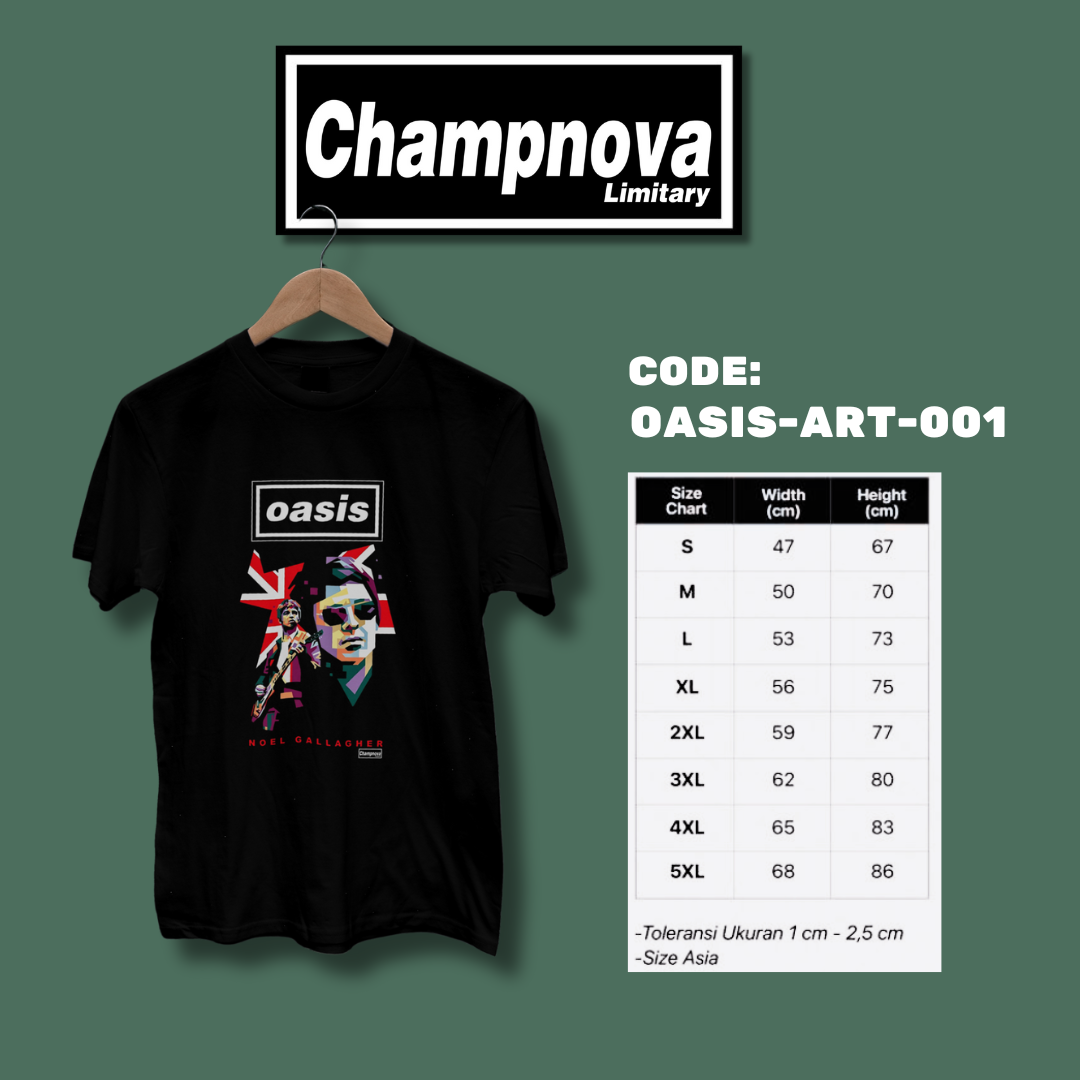 Oasis Noel Gallagher Graphic T-Shirt (PO)