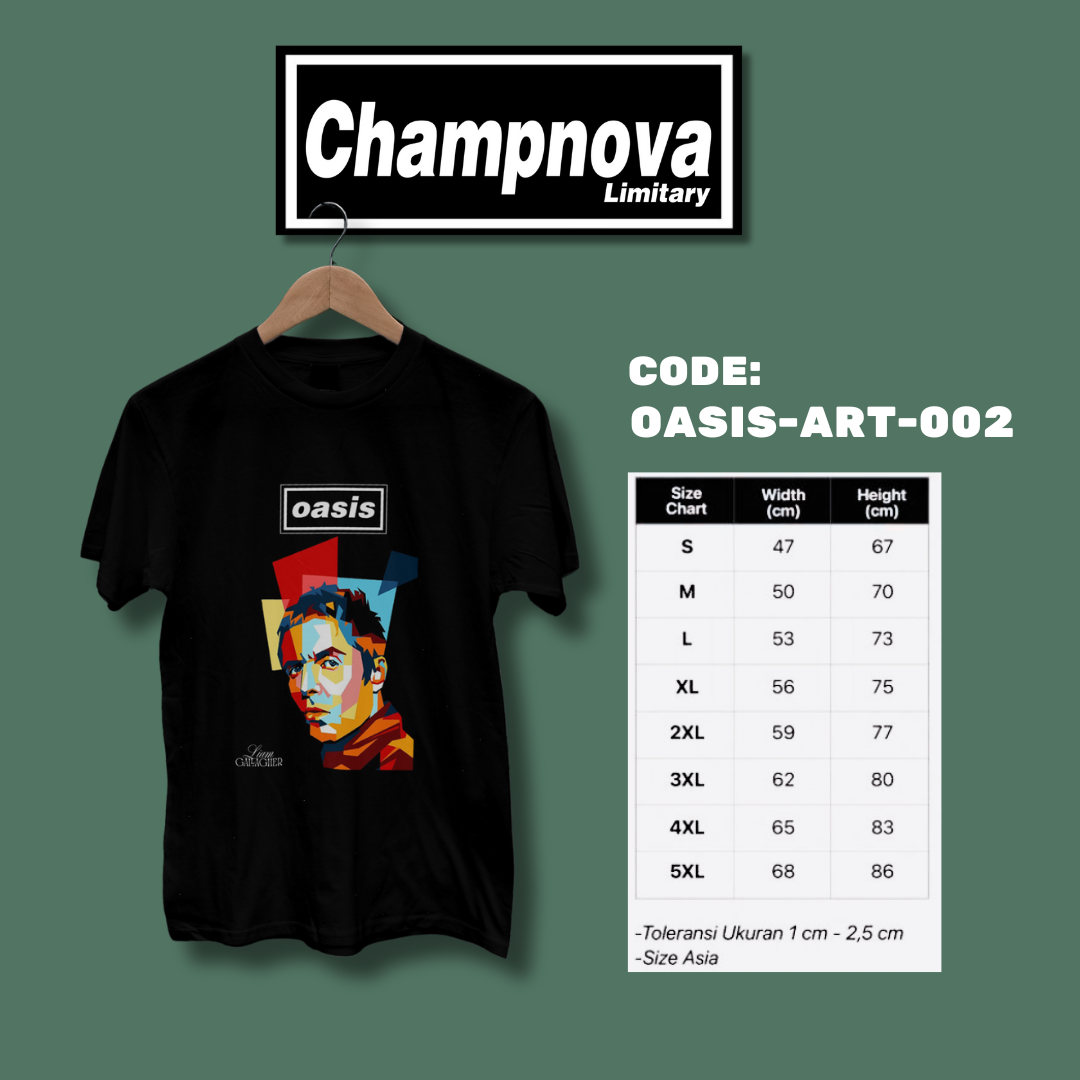 OasisLiam Art Graphic T-Shirt (PO)