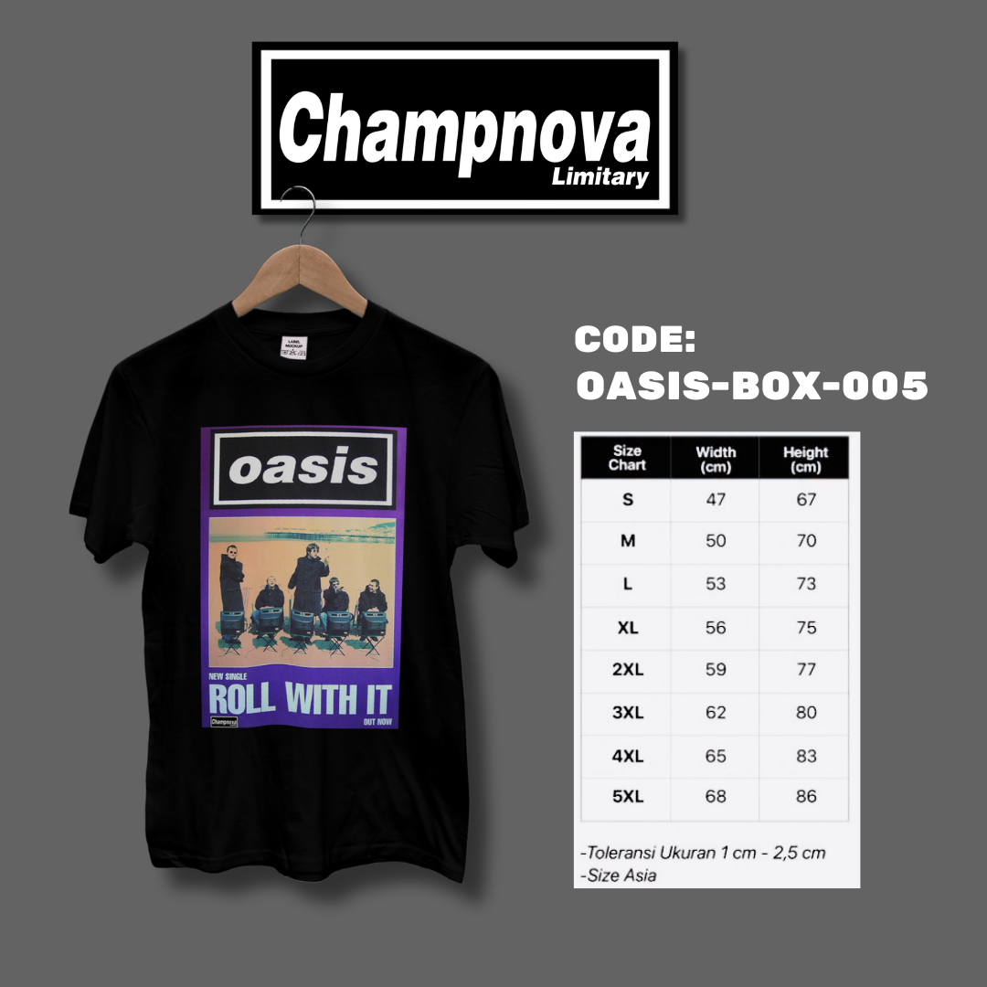 Oasis Roll With It T-shirt (PO)